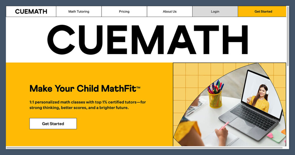 Cuemath Homepage
