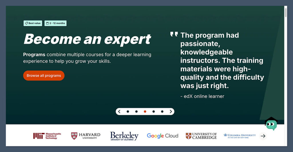 edx homepage